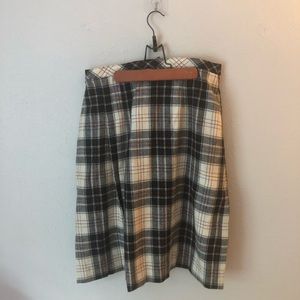 Vintage Elaine Benedict Plaid Skirt